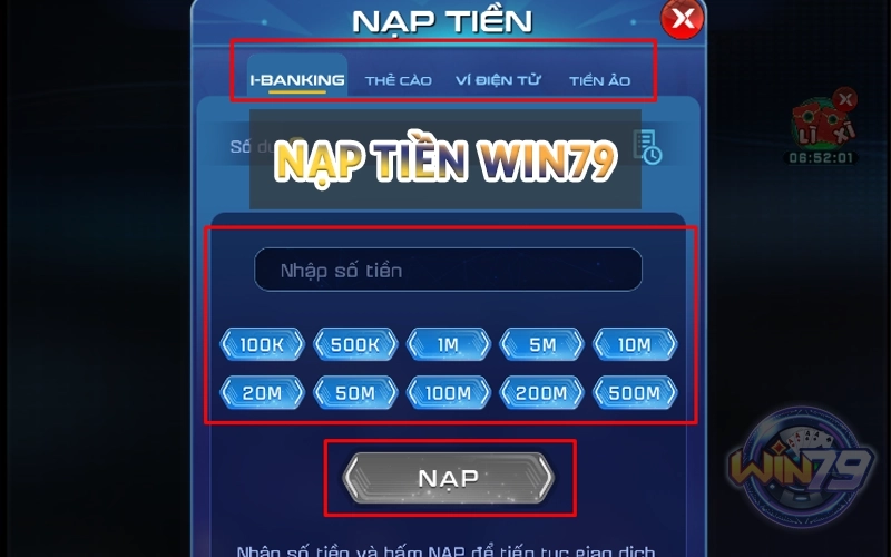 Nạp tiền win79